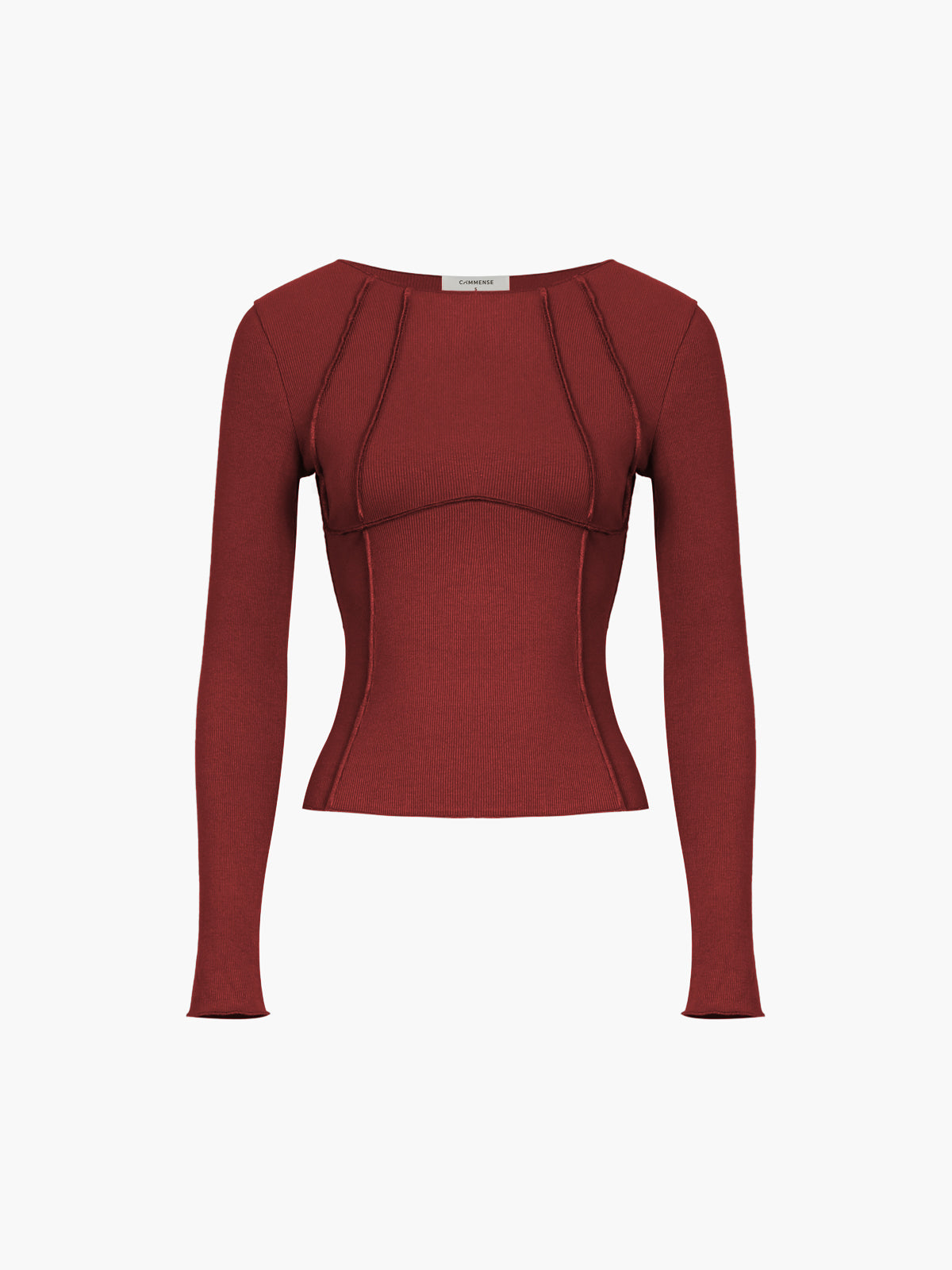 Blusa Básica de Manga Comprida com Debrum