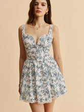 Vestido Curto com Alças e Babados - Sweet