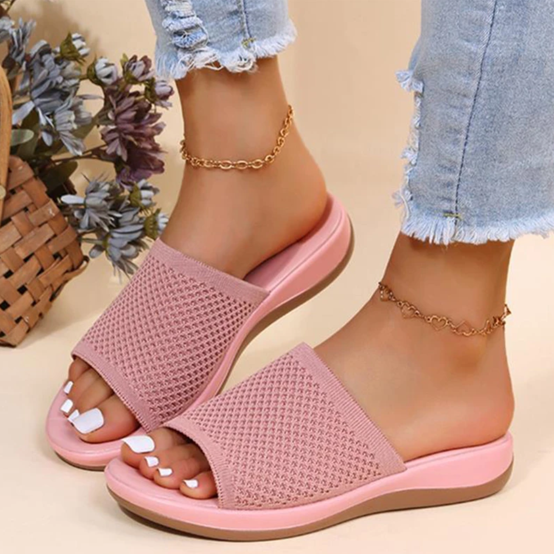 Sandália Feminina Ortopédica Estilo e Conforto