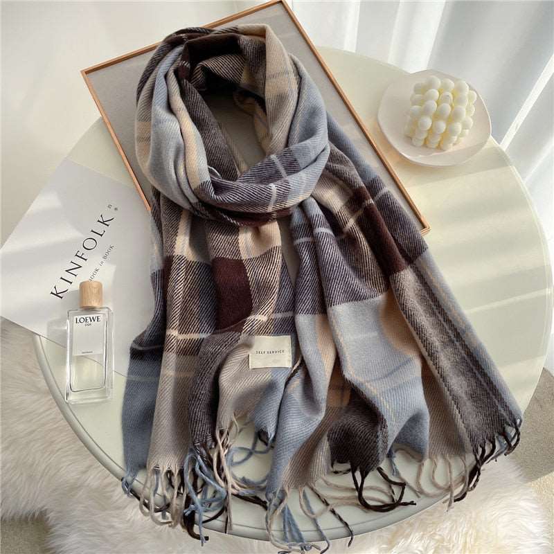 Cachecol Luxuoso em Cashmere Classic