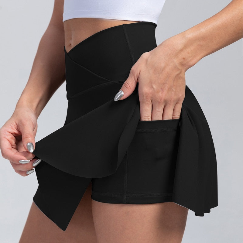 Short Saia Fitness Com Bolso - Luana